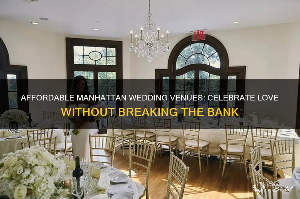 where to throw a wedding party for cheap in manhattan