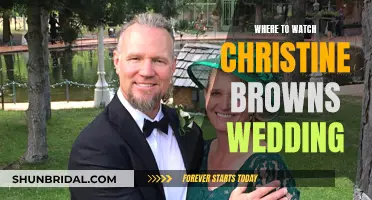 Streaming Christine Brown's Wedding: Where to Watch?