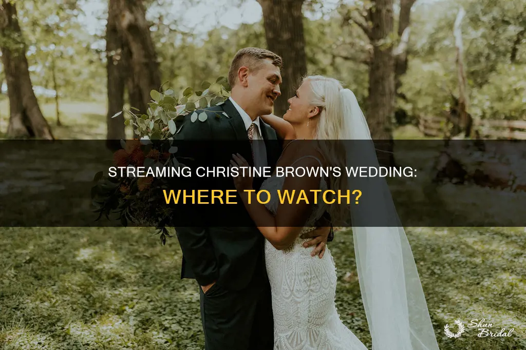 where to watch christine browns wedding