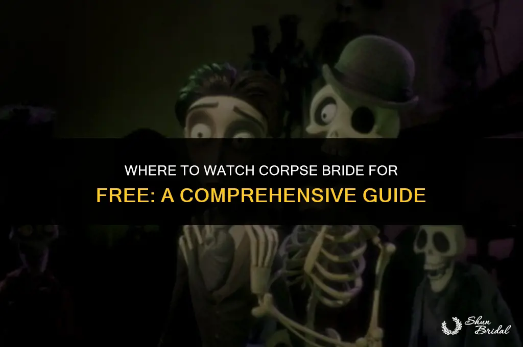 where to watch corpse bride free
