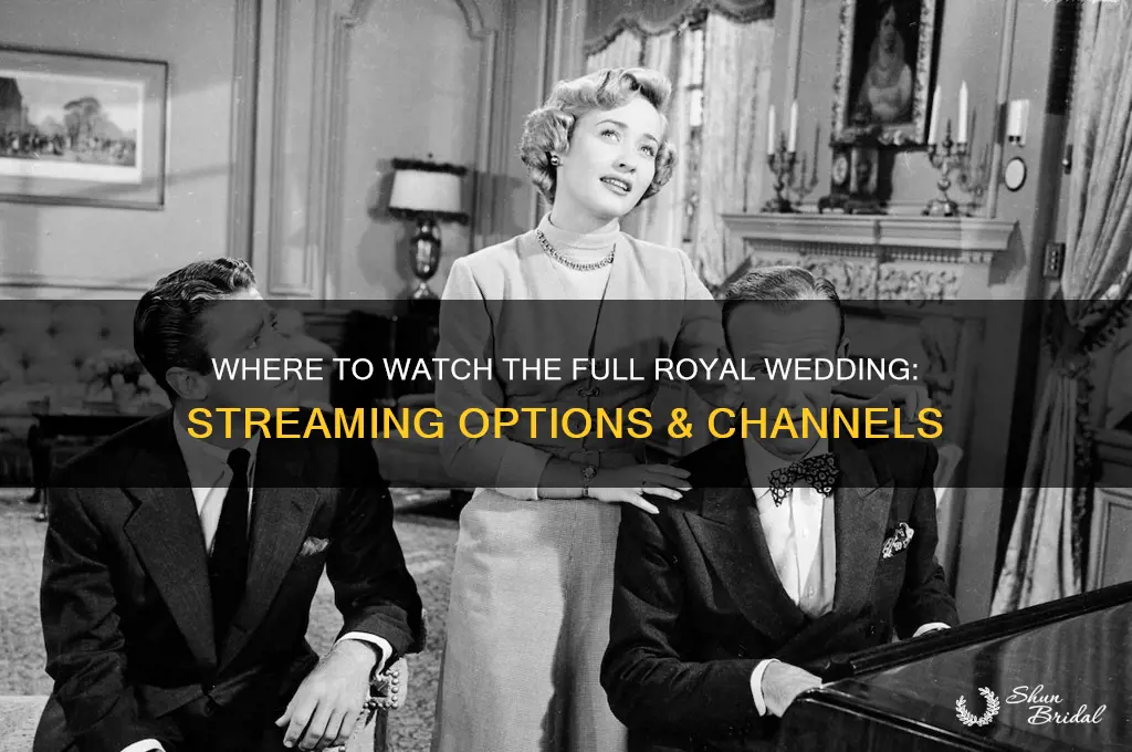 where to watch full royal wedding