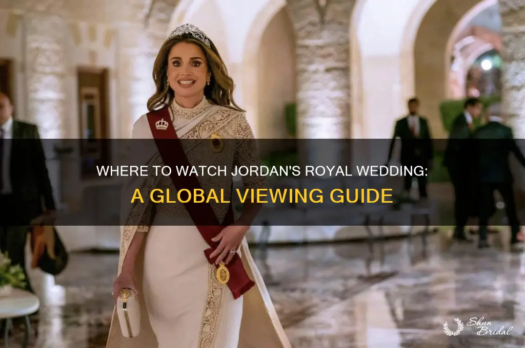 where to watch jordan royal wedding