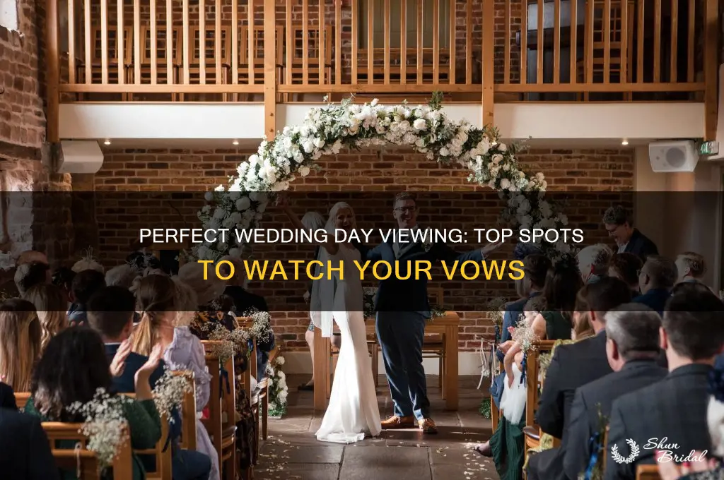 where to watch on your wedding day