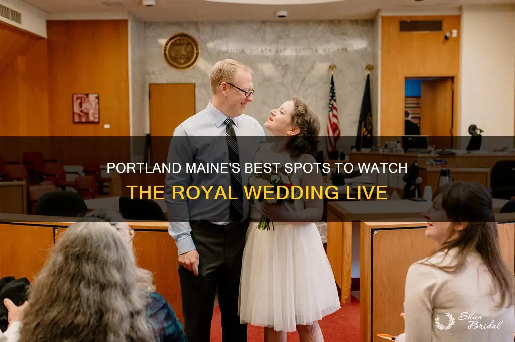 where to watch royal wedding portland maine