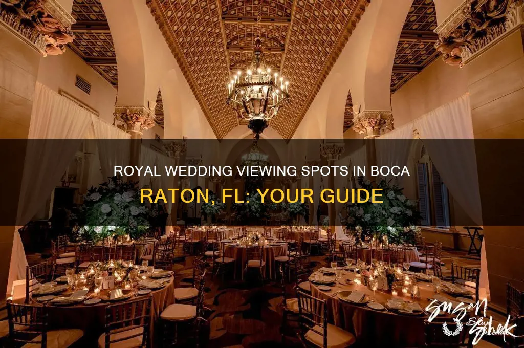 where to watch the royal wedding boca raton fl