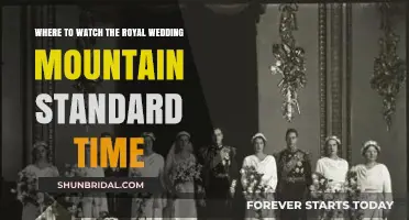 Royal Wedding Viewing Guide: Mountain Time Zone Broadcast Details