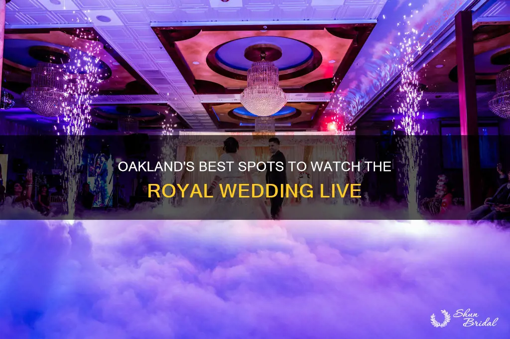 where to watch the royal wedding oakland
