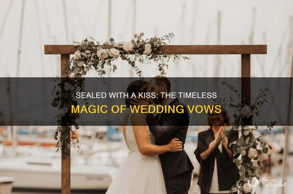 where vows are sealed with a kiss