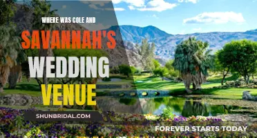 Cole and Savannah's Wedding Venue: Where They Tied the Knot