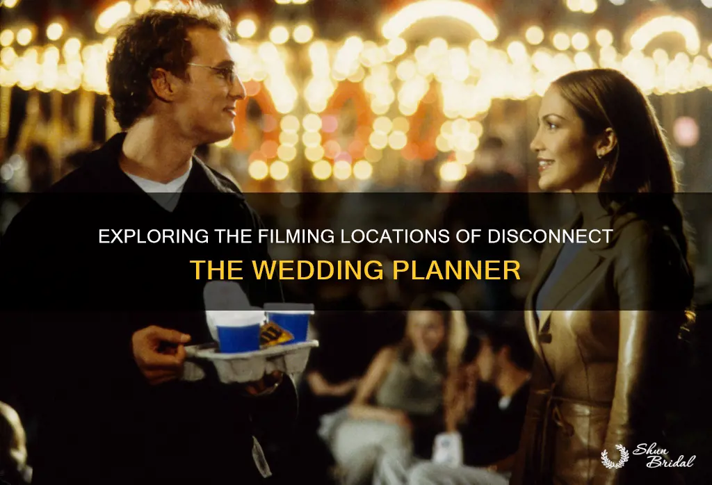 where was disconnect the wedding planner filmed