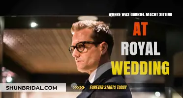 Where Was Gabriel Macht Seated at the Royal Wedding?