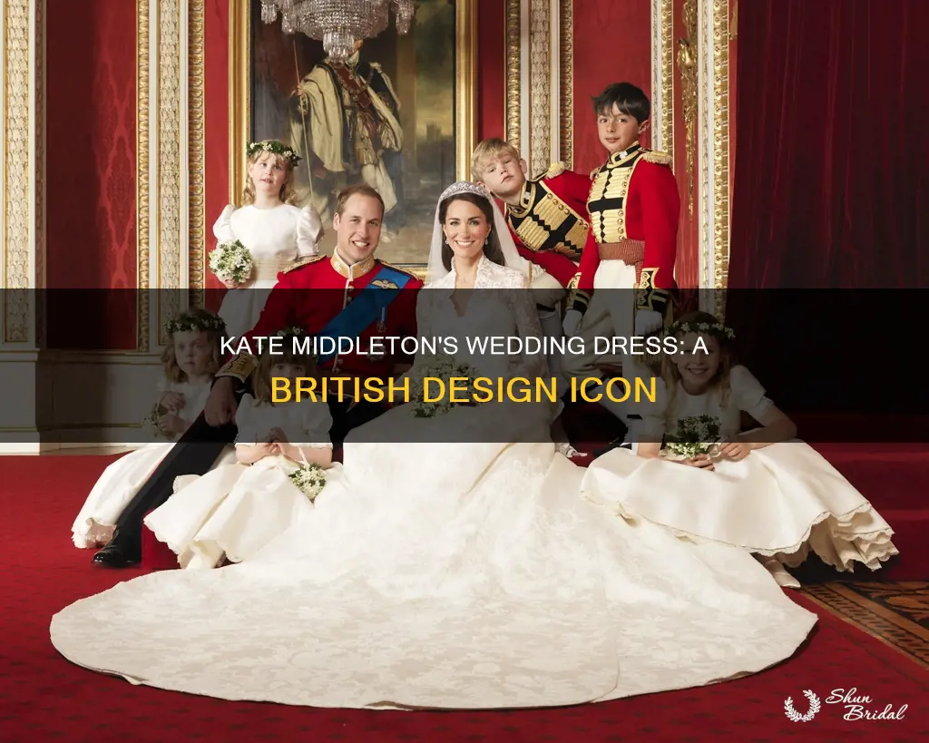 where was kate middleton wedding dress made
