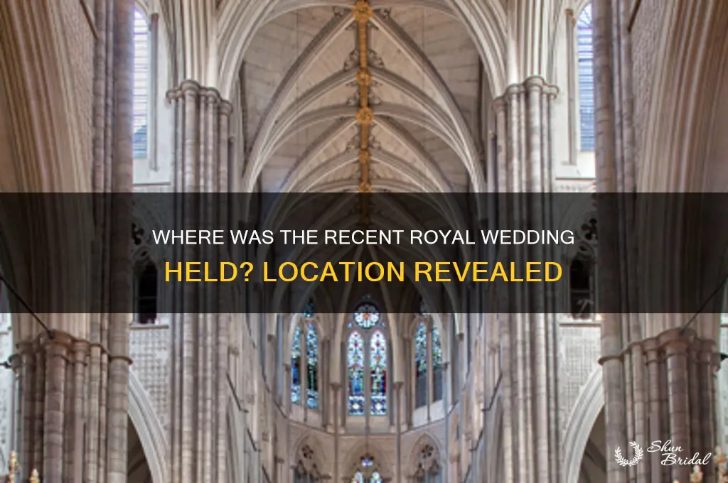 where was the recent royal wedding