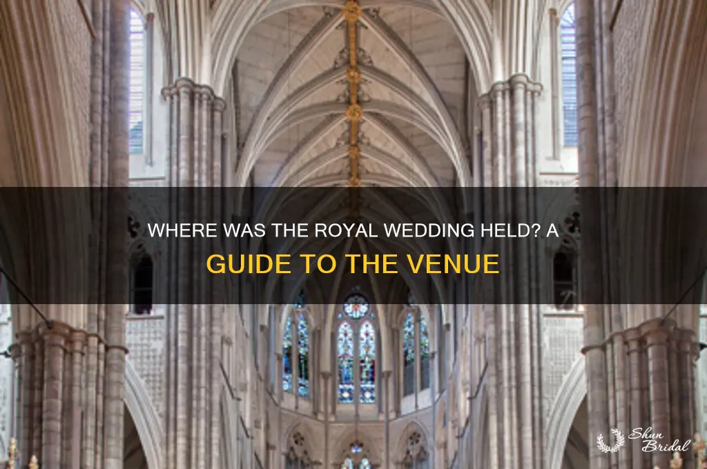where was the royal wedding help