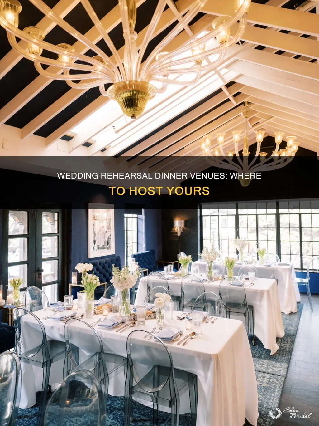 where wedding rehearsel dinners usually done