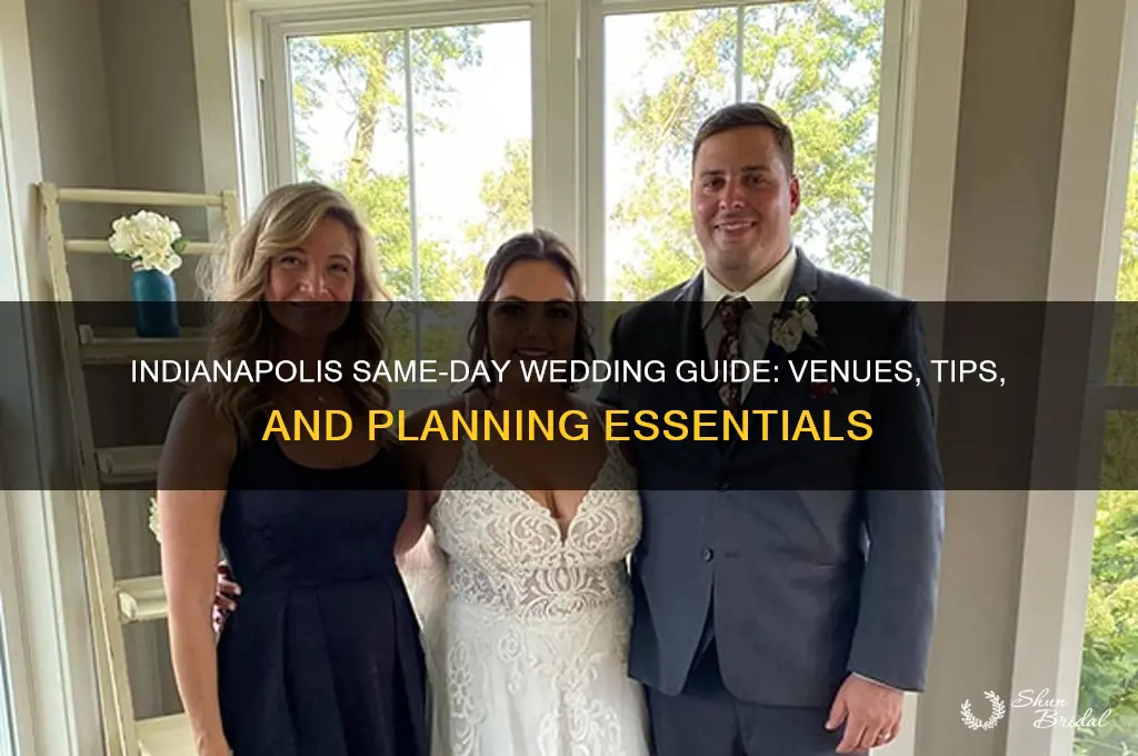 where wedding same day indianapolis