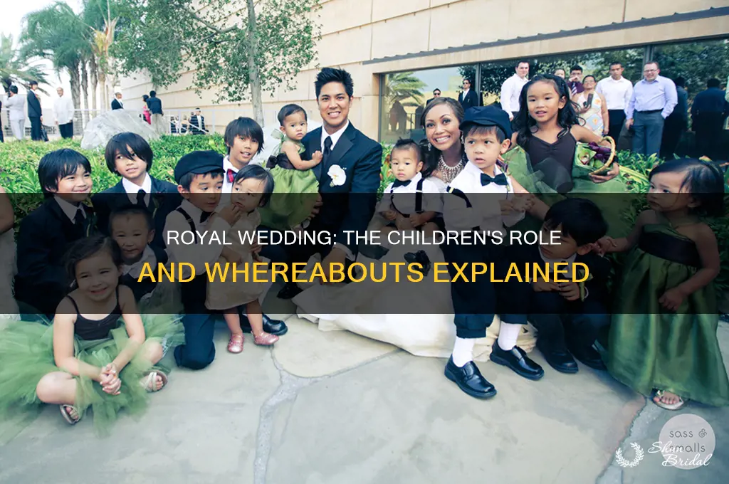 where were the children during the royal wedding ceremony