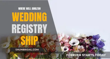 Amazon Wedding Registry: Shipping Destinations