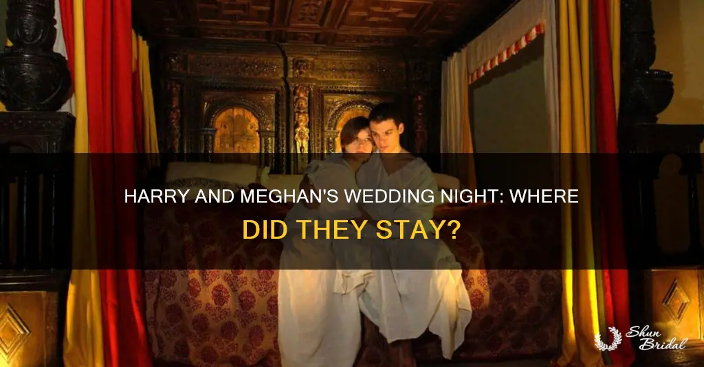 where will harry and meghan stay on their wedding night