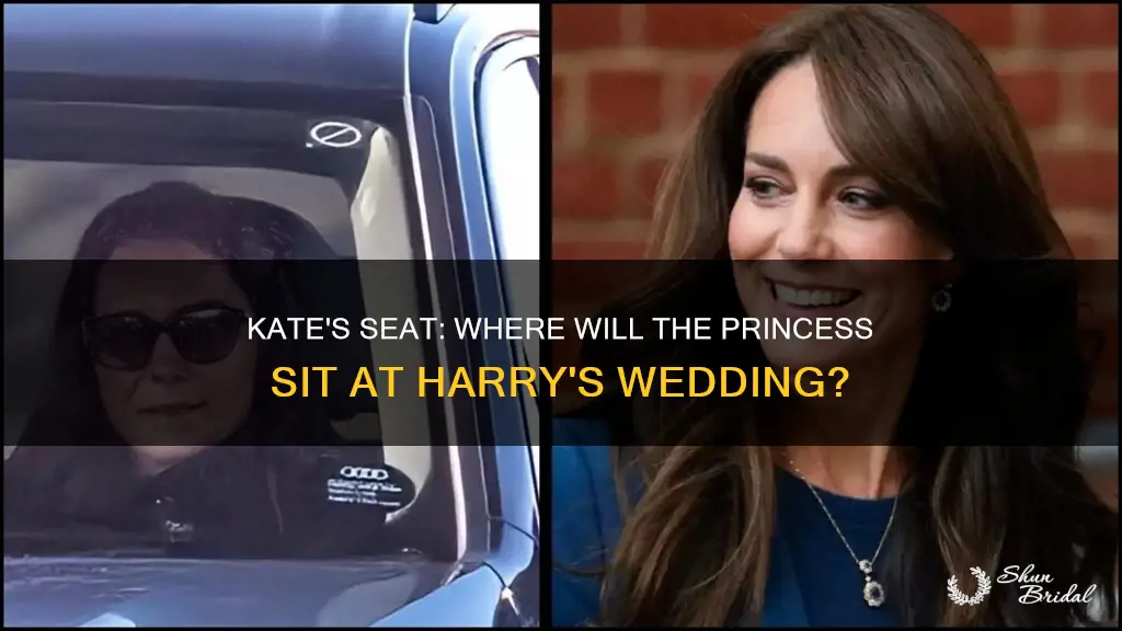 where will kate middleton sit at harrys wedding