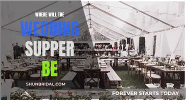 The Wedding Supper: Where Will It Be?