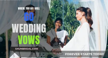Go Together': Wedding Vows to Travel Life's Journe