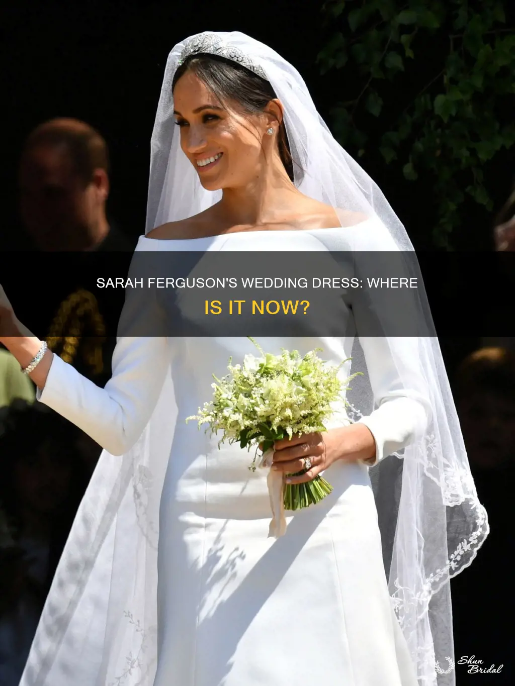 where.is.sarah fergusons wedding.dress.now