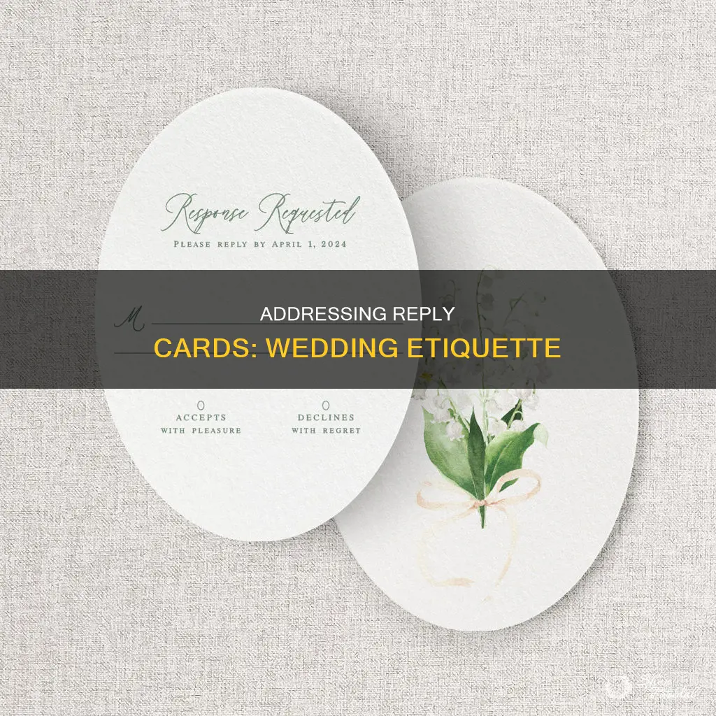 which address reply card wedding
