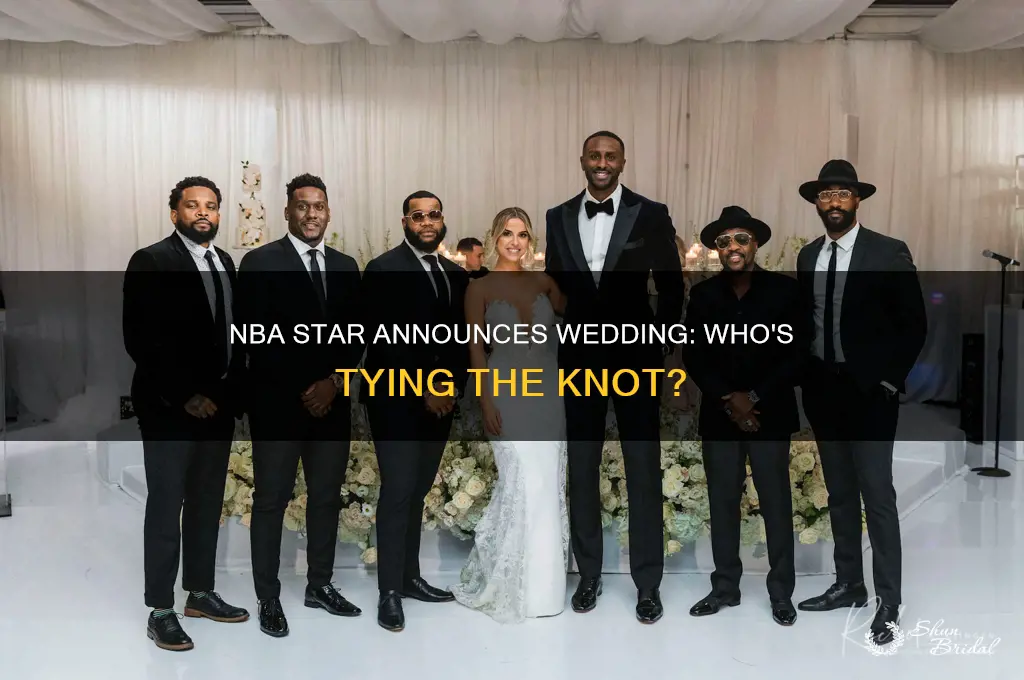which basket player annouced his wedding