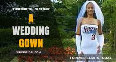 Basketball Star Stuns Fans in a Wedding Gown on Court