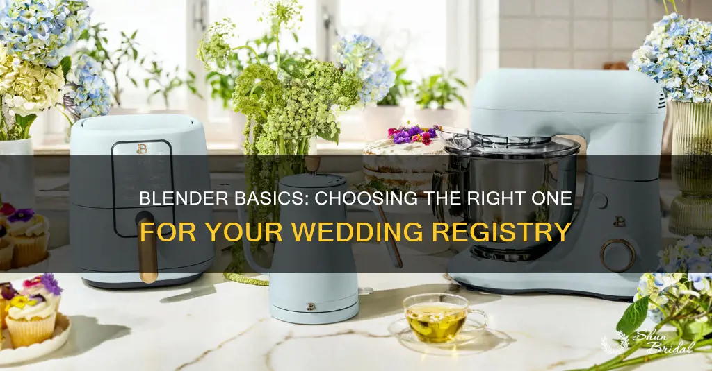 which blender for wedding registry