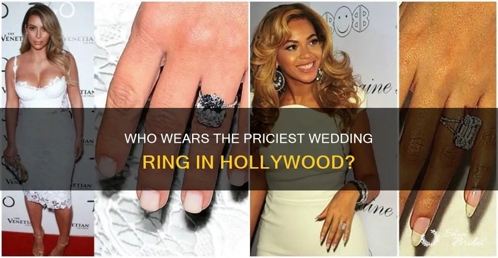 which celebrity has the most expensive wedding ring