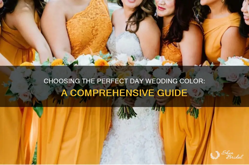 which colour is best for day wedding