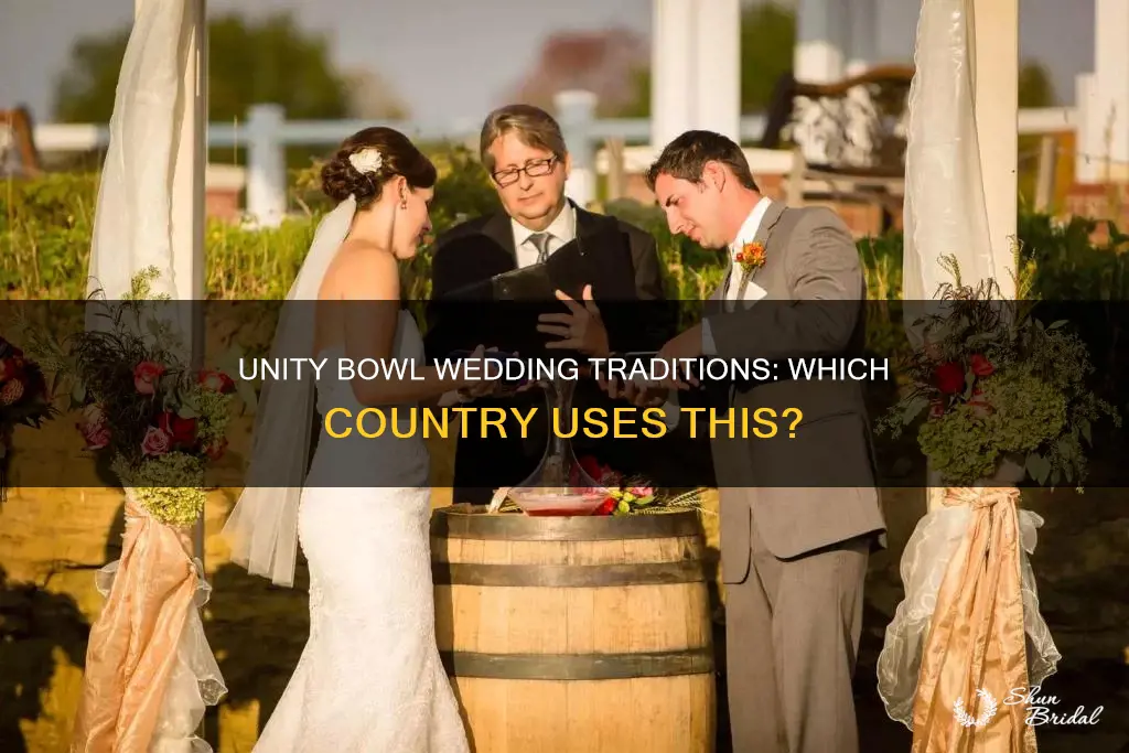 which country uses the bowl of unity in wedding tradition
