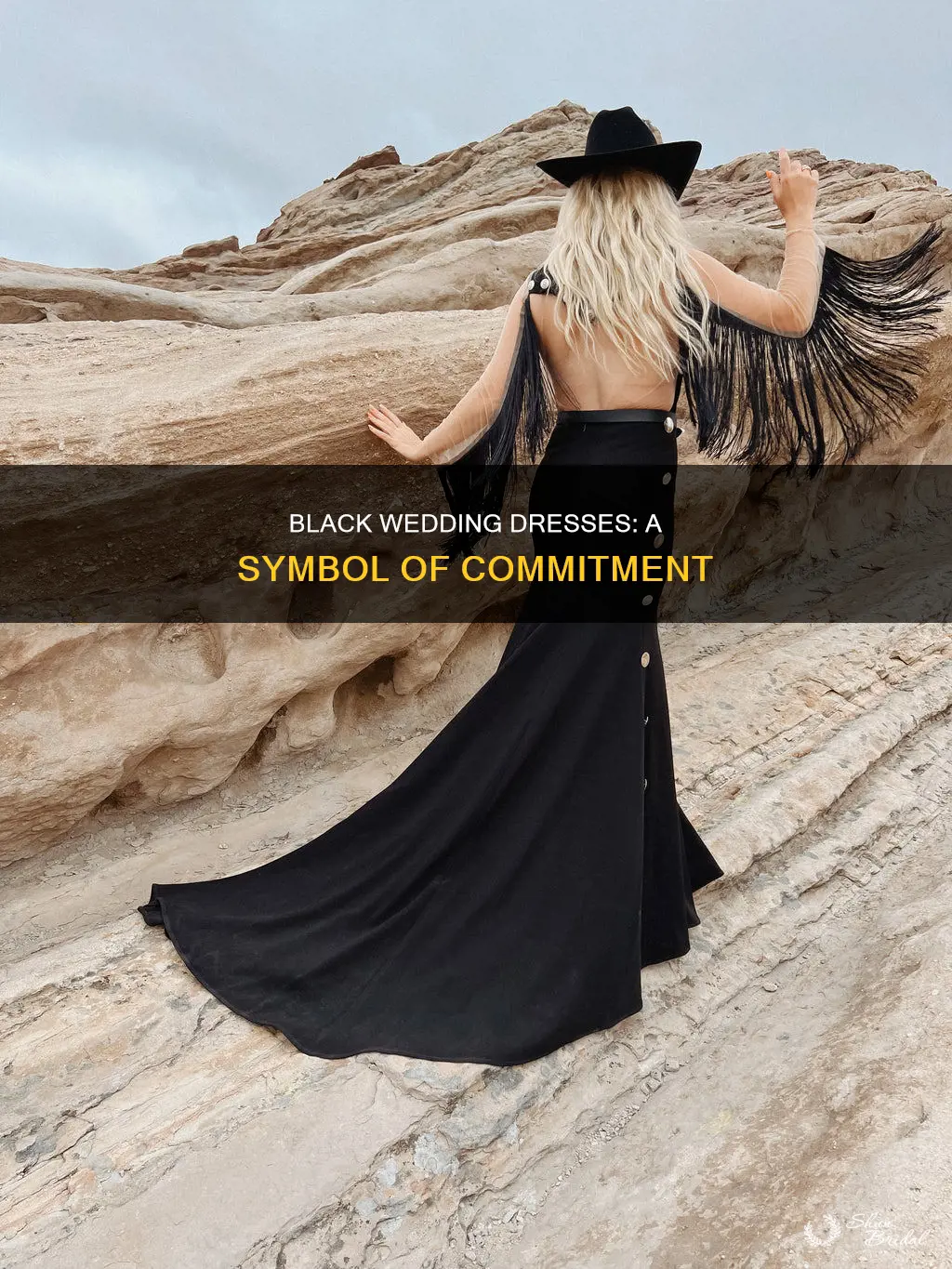 which country wears black wedding dress to symbolize lifetime commitment
