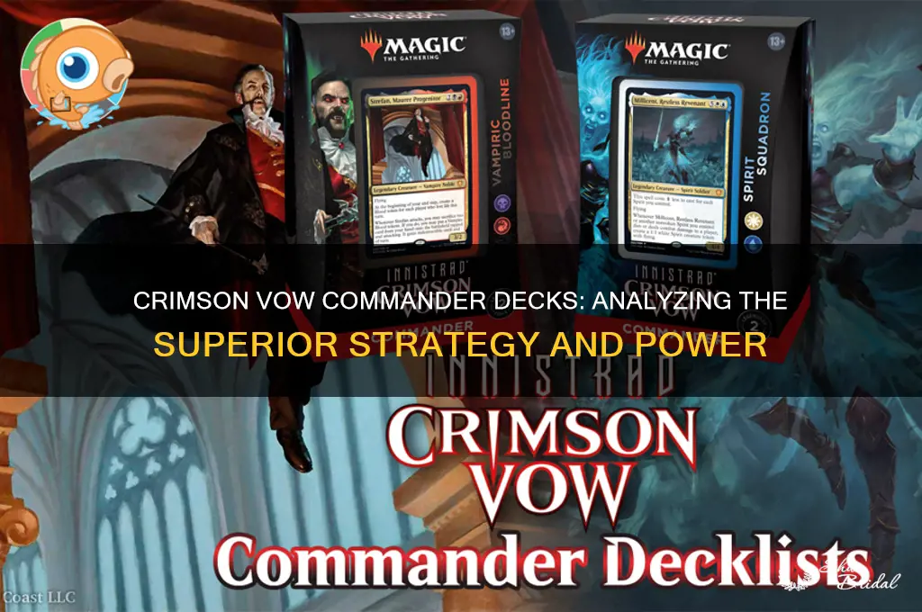which crimson vow commander deck is better