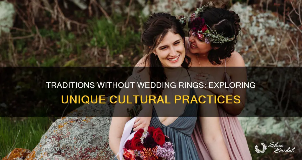 which cultures do not use wedding rings