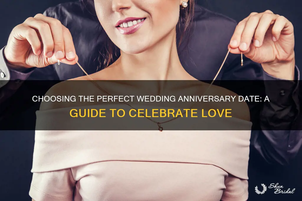 which date should you celebrate for wedding anniversaries