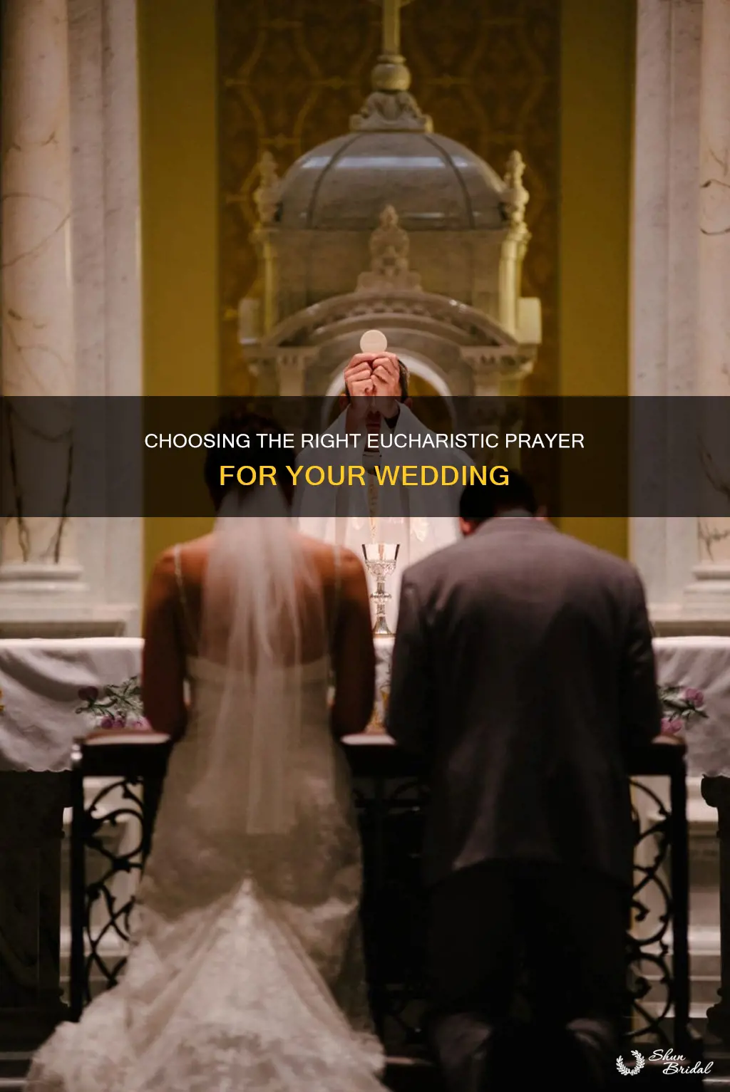 which eucharistic prayer to use wedding