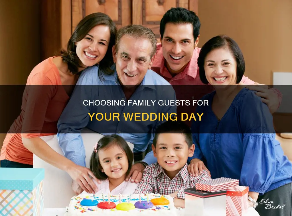 which family members to you invite to the wedding