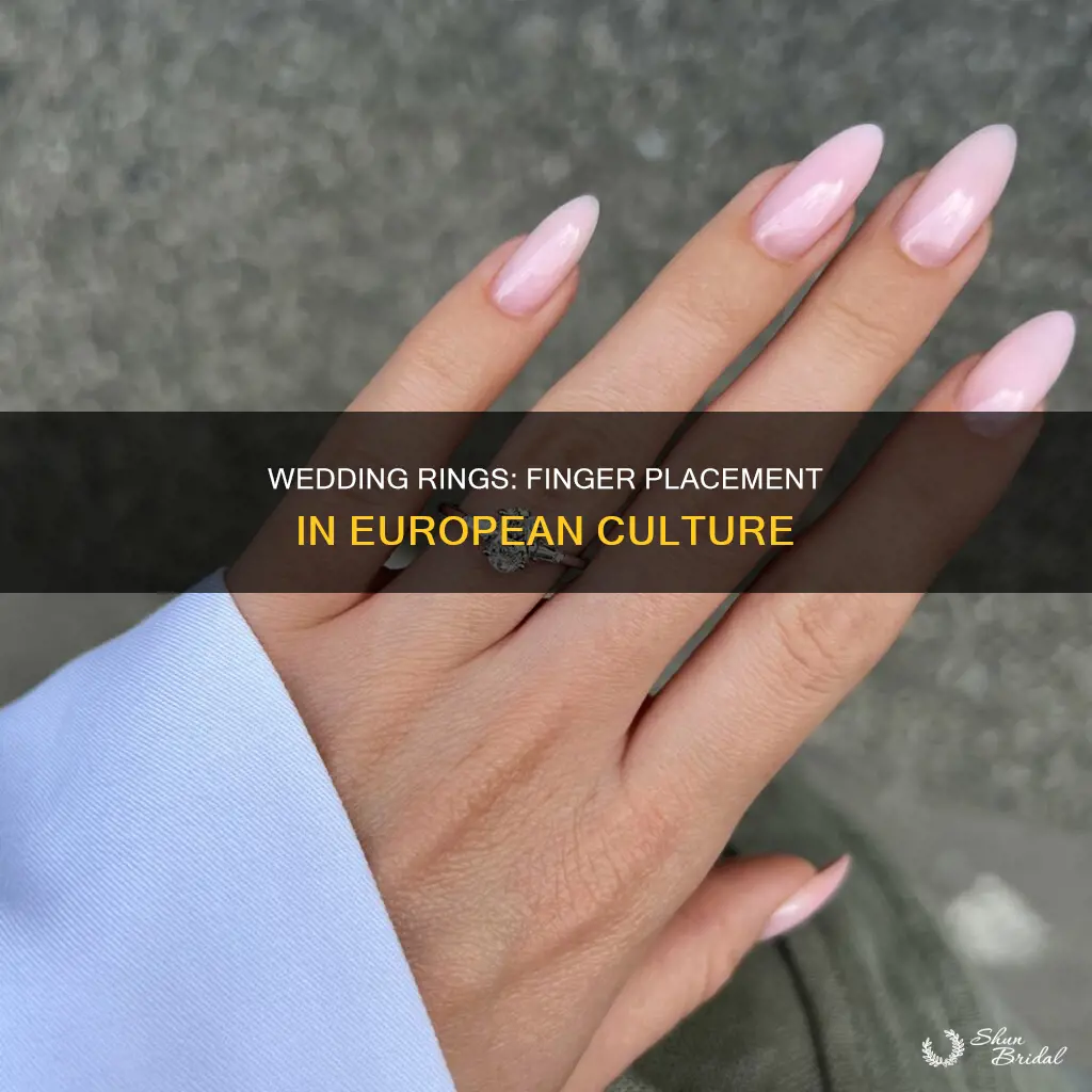 which finger are wedding rings worn in europe