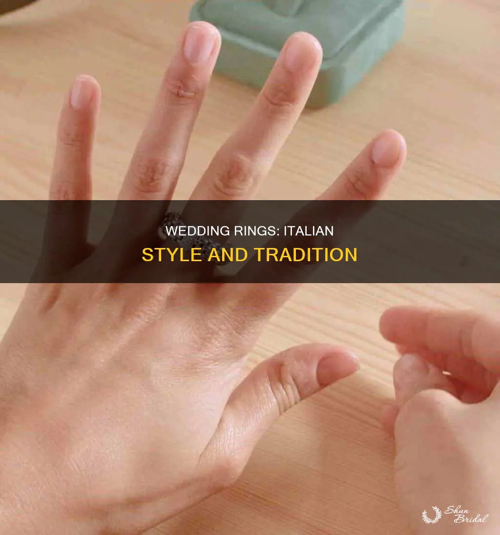 which finger are wedding rings worn in italy