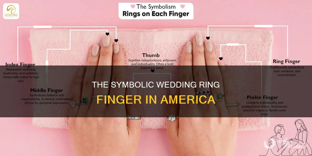 which finger does the wedding ring go on in america