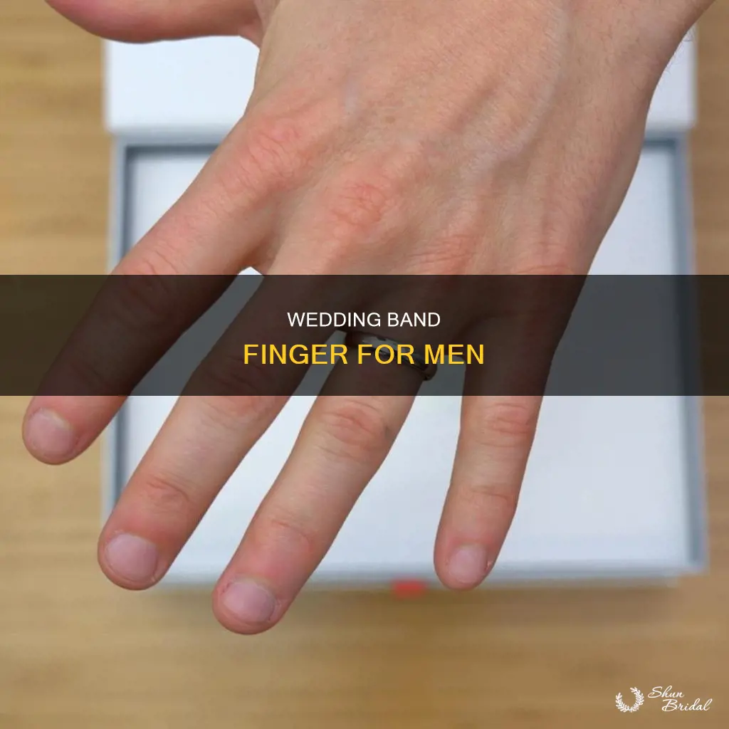 which finger wedding band male