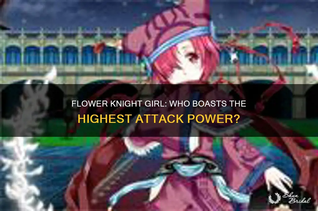 which flower knight girl has the most attack