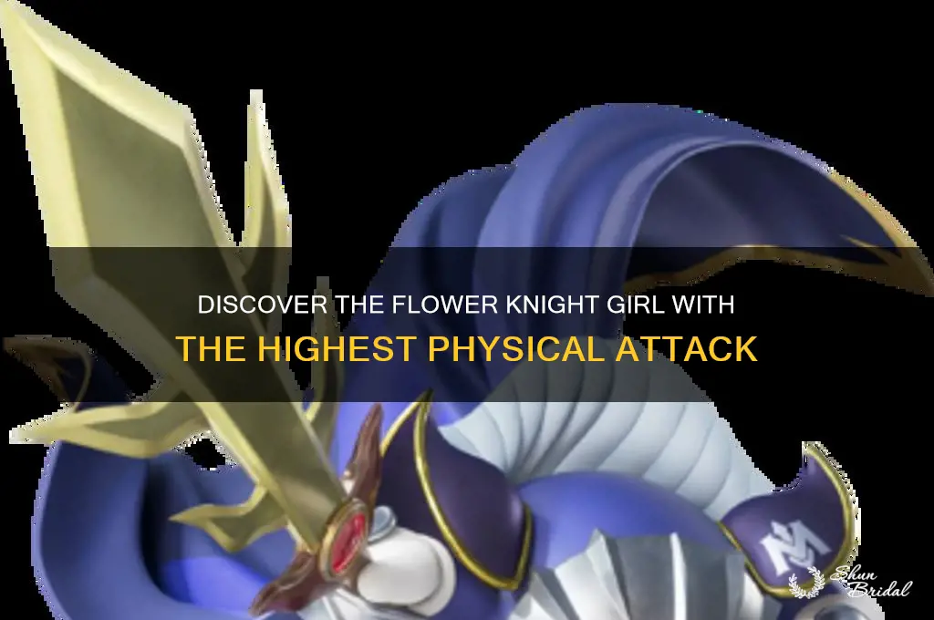 which flower knight girl has the most pattack