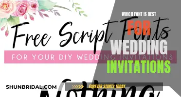 Choosing the Perfect Font for Your Wedding Invitations