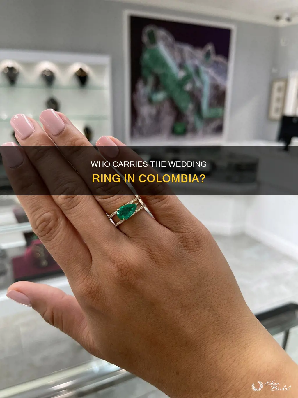 which hand carries the wedding ring in colombia