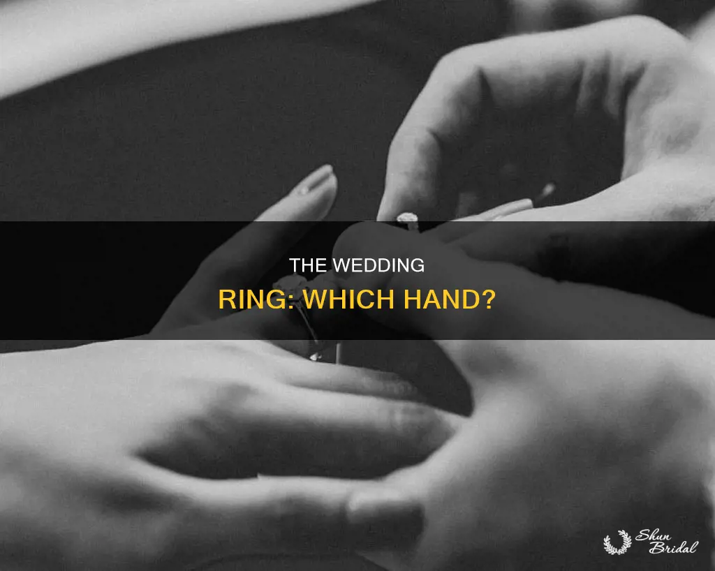which hand do wedding rings go on guys and girls