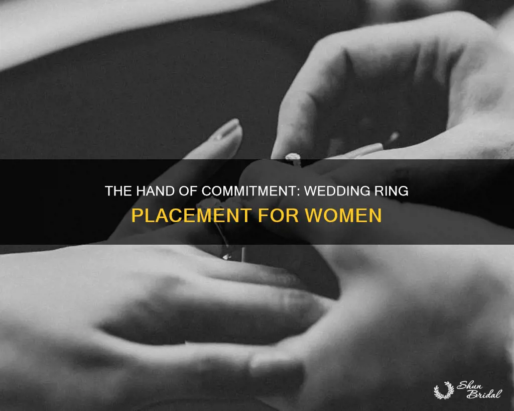 which hand do women use for wedding ring